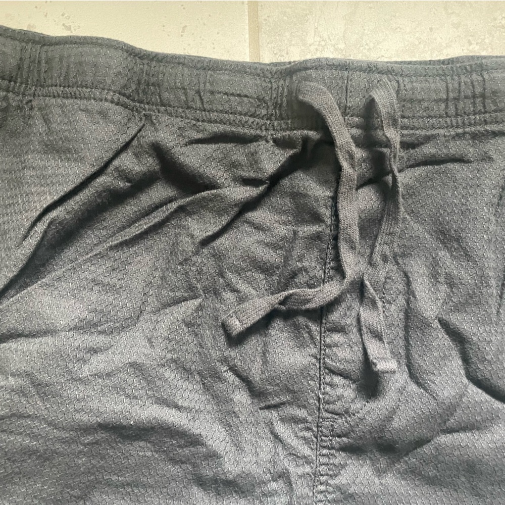 Old Navy Black Textured Jogger Shorts